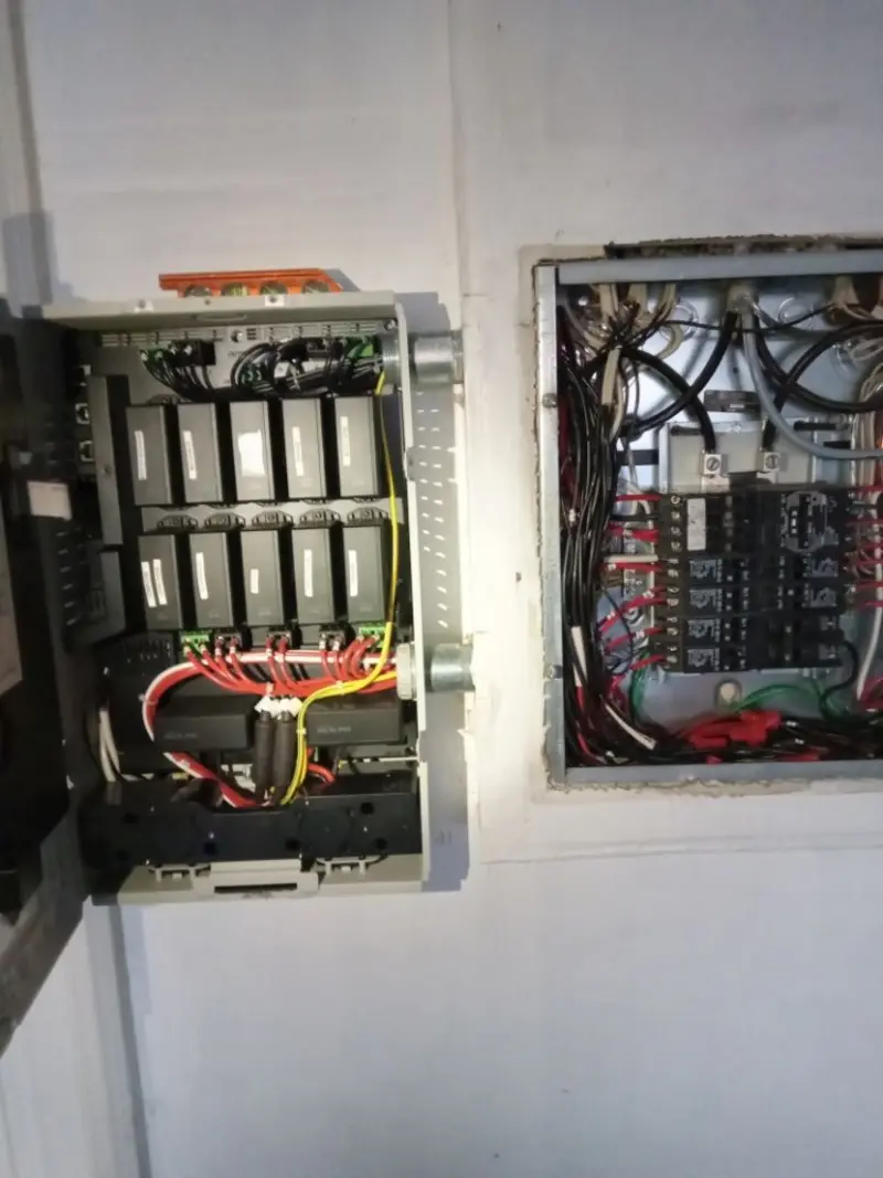 Electrical panel upgrade completed for Indoor Lighting Installation in Stanford